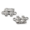 Non-Tarnish 316 Stainless Steel Connector Charms STAS-B047-22P-2