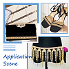 Zinc Alloy Rhinestone Strass Chains FIND-FW0001-31G-9