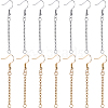 40Pcs 2 Styles 304 Stainless Steel Earring Hooks EJEW-SC0001-85-1