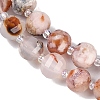 Natural Cherry Blossom Agate Beads Strands G-G182-B40-03-4