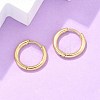 Ion Plating(IP) 304 Stainless Steel Huggie Hoop Earrings LS-EJEW-F111A-14mm-G-5