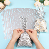 100Pcs 4 Styles Rectangle Plastic Candy Bags ABAG-WH20013-19F-4