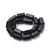 Natural Black Stone Beads Strands G-Q974-11-2