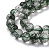 Crackle Glass Round Bead Strands CCG-C001-01B-05-4