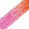 Baking Painted Glass Bead Strands DGLA-A039-T2mm-A04-4