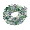 Dyed Natural White Jade Beads Strands G-T138-8mm-210-5-2