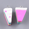 Handmade Polymer Clay Pendants CLAY-T015-02B-2