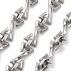 304 Stainless Steel Infinity Z Link Chains CHS-U002-03P-1