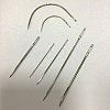 Fine Carbon Steel Materials Leather Needle for Suit TOOL-WH0001-06-2