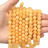 Natural Yellow Jade Bead Strands G-K121-02-8mm-3