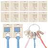 50Pcs Wood Cross Stitch Thread Bobbins WOOD-OC0003-90-1