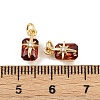 Brass Pave Cubic Zirconia Pendants KK-H078-33G-03-3