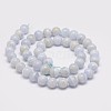 Natural Blue Lace Agate Bead Strands G-K153-B02-6mm-AB-2