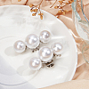 Plastic Imitation Pearl Shoe Decoration FIND-WH0155-050A-4