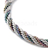 304 Stainless Steel Rope Chain Bracelets for Women BJEW-G712-14A-PRC-2