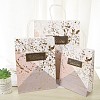 Rectangle Kraft Paper Bags with Handle DIY-I030-02B-04-4