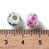 Printed Porcelain Beads PORC-G012-01-3