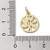 Brass Enamel Charms KK-E092-15G-03-3