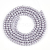 Baking Painted Pearlized Glass Pearl Bead Strands HY-N002-2mm-A04-3