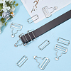 6Bags Adjustable Alloy Buckle FIND-CP0003-92B-4