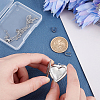 DICOSMETIC Heart Pendant Necklace DIY Making Kit DIY-DC0001-19-3