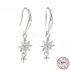 Anti-Tarnish Rhodium Plated 925 Sterling Silver Earring Hooks STER-D035-29P-3