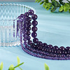 Cheriswelry 4 Strands 4 Styles Natural Amethyst Beads Strands G-CW0001-08-13