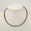 Cowhide Leather Necklace Making AJEW-JW00001-05-2