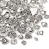  100Pcs 20 Styles Tibetan Style Alloy Pendants FIND-TA0003-59-11