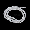 Transparent Glass Beads Strands EGLA-A044-T4mm-MB19-4