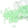DIY Craft Beads 6/0 Ceylon Round Glass Seed Beads X-SEED-A011-4mm-144-1