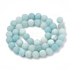 Natural Amazonite Beads Strands X-G-T106-189-3