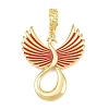 Brass Enamel Pendantss KK-CBAAB9C-05G-05-1