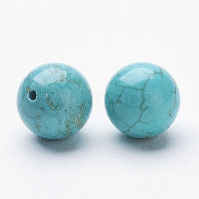 Natural Howlite Beads X-G-P212-10mm-1
