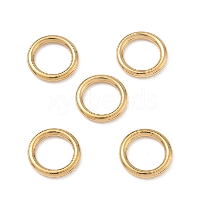 Ion Plating(IP) 304 Stainless Steel Closed Jump Rings STAS-G393-06G-02-1