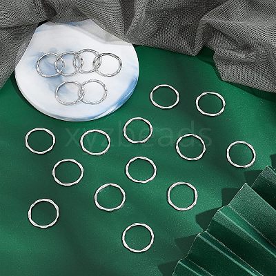 Tibetan Style Linking Rings PALLOY-UN0001-03AS-LF-1