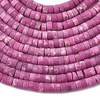 Dyed Synthetic Imperial Jasper Beads Strands G-Z089-A03-M-1