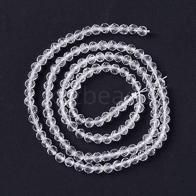 Transparent Glass Beads Strands GLAA-C019-01B-06-1