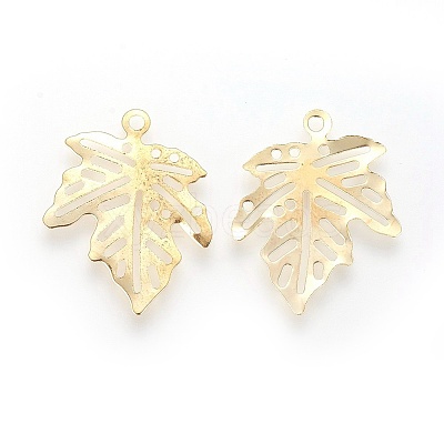 Autumn Theme Iron Filigree Pendants LS-X-IFIN-F158-41G-1