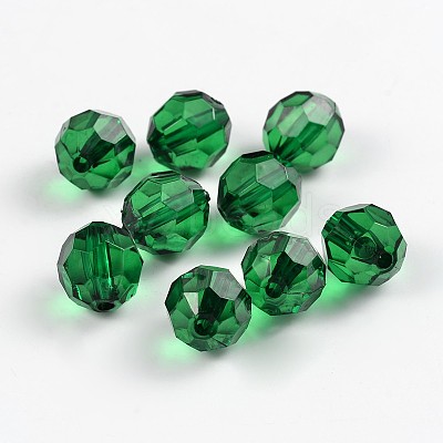 Transparent Acrylic Beads PL505Y-11-1
