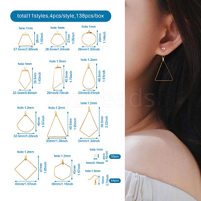 DIY Dangle Earring Making Kits DIY-MP0001-02-1