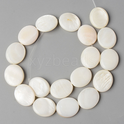 Natural Freshwater Shell Beads Strands SHEL-N026-70-1