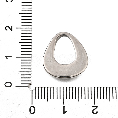 304 Stainless Steel Pendants STAS-Q362-02B-P-1