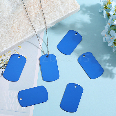 25Pcs Aluminum Pendants FIND-SP0002-46B-1