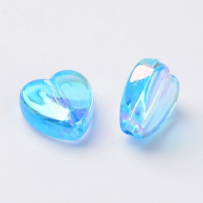Transparent Acrylic Beads X-PL539-833-1