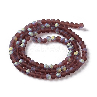 Imitation Jade Glass Beads Strands EGLA-A034-T3mm-MB13-1
