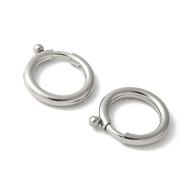 316 Surgical Stainless Steel Spring Gate Rings STAS-H234-06P-02-1