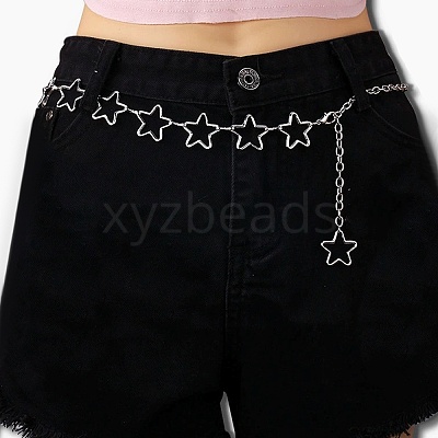 Alloy Waist Beads AJEW-WH20006-218-1