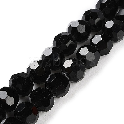 Transparent Glass Beads Strands GLAA-Q104-01B-1