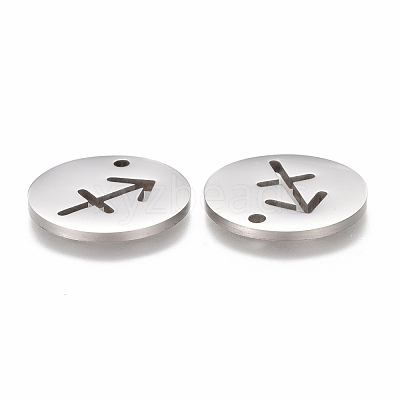Tarnish Resistant 201 Stainless Steel Pendants STAS-Z001-B-12P-1